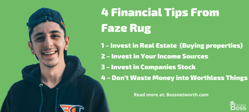 4 Financial Tips From Faze Rug